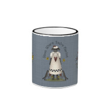 Blauer Sheepadillies Becher Kaffee Tasse