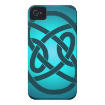 Blauer Single-Schleifen-Knoten Case-Mate iPhone 4 Hülle