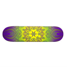 Blauer Stern Bedruckte Skateboarddecks