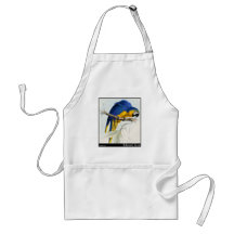 Blauer und gelber Macaw Schürzen