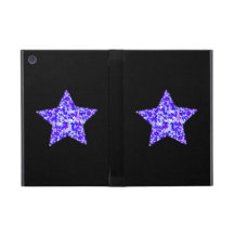 Blauer und lila Stern der Sterne