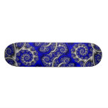 Blauer Wirbel Personalisierte Skatedecks