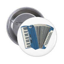 blaues accordian button
