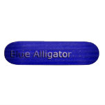 Blaues AlligatorSkateboard Individuelle Skatedecks