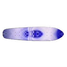 Blaues Blurr Personalisiertes Skateboarddeck