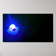 Blaues Duckie Nomorebluenot Plakat