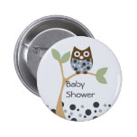 Blaues Eulen-Baby Anstecknadel