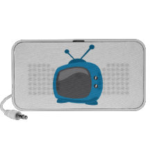 Blaues Fernsehen Mp3 Speaker