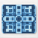 Blaues geometrisches Mousepad mousepads
