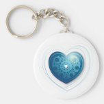 Blaues Herz, keychain Schlüsselanhänger