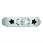 Blaues schlechtes Bunnie Skateboard Bretter