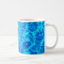 Blaues Wasser Becher tassen