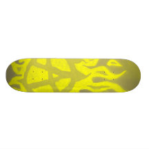 Blazin Anarchie-Neues Logo-Gelbes Fieber-Brett Individuelle Skateboarddecks