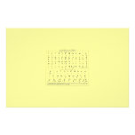 Blindenschrift-Alphabet stationär Druckpapier