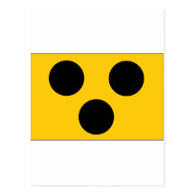 Blindes Symbol Postkarte