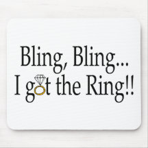 Bling Bling erhielt ich den Ring Mousepads