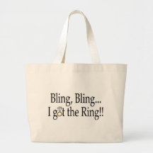Bling Bling erhielt ich die Ring-Hochzeits-Verlobu Tasche