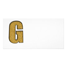 Bling Gold G Bilderkarten