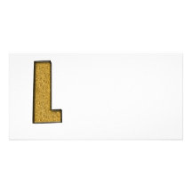 Bling Gold L Individuelle Foto Karten