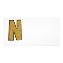 Bling Gold N Foto Karten Vorlage