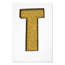 Bling Gold T Photograph