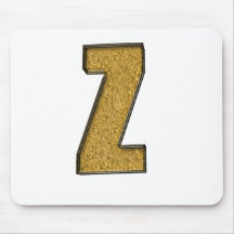Bling Gold Z Mauspad