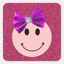Bling Smiley-Aufkleber - SRF