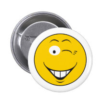 Blinzeln des Smileys Button