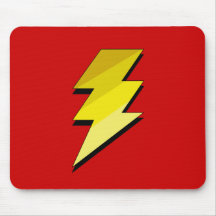 Blitz-Donner-Bolzen Mousepads
