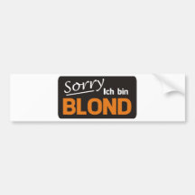 Blond Autosticker