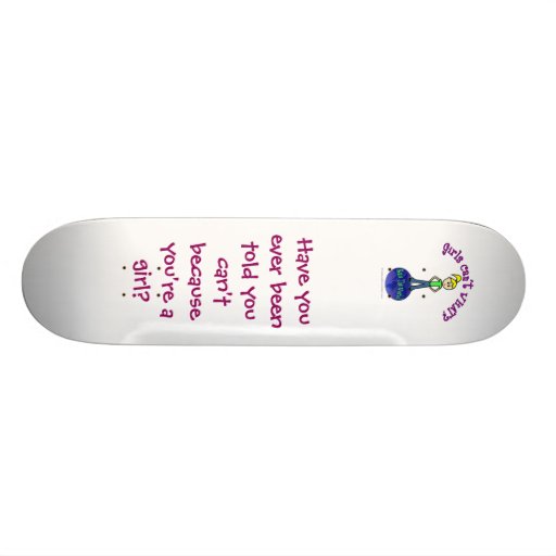 Blonde Regel die Welt Skateboard Deck