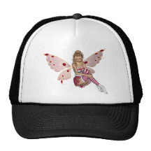 Blonde Valentinsgruß-Fee - Rosa 2 Trucker Mütze