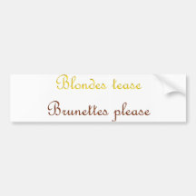 Blondes&Brunettes Auto Aufkleber