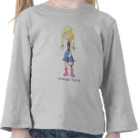 Blondes Cowgirl-T-Shirt
