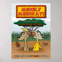 Bloß Meerkats Plakat