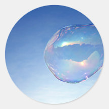 Blue Bubble Aufkleber
