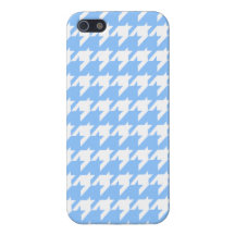 Blue houndstooth iPhone 5 Case For iPhone 5