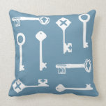 Blue KEYS Pillow kissen