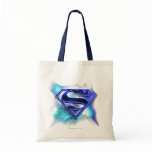 Blue-White Crystal Superman Logo taschen