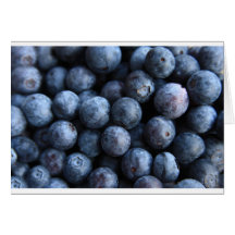 Blueberrry köstlich grußkarten