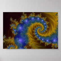 BlueFire Fraktaldruck Plakate