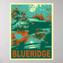 Blueridge Berge VA, Mabry Mühle Plakatdrucke
