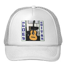 Blues-Gitarren-Hut Mütze