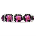 Blühendes rosa Orchideen-Skateboard Individuelle Skatedecks