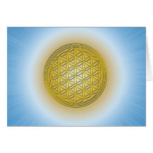 Blume des Lebens Karte