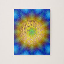 Blume des Lebens Motiv 10 Jigsaw Puzzle