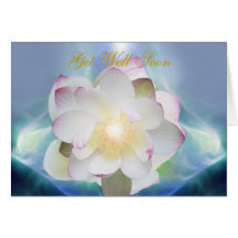 Blume des weißen Lotos Karte