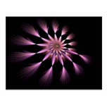 Blume I - Fraktal-Kunst-Postkarte