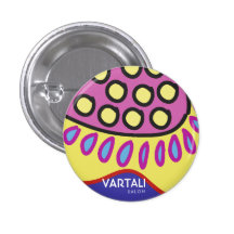 Blume kopiert Vartali runden Knopf Button