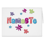 Blume Namaste Yoga-Gang Karten